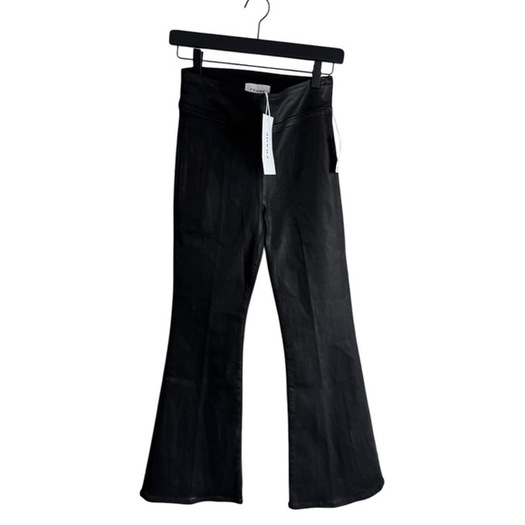 New! Frame The Jetset Flare Black Jeans - Size 1 - Picture 4 of 7